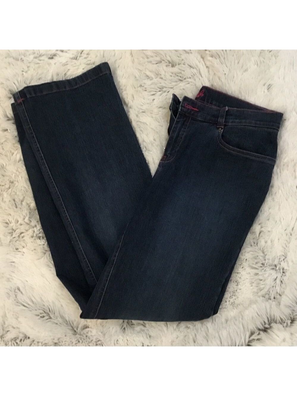 IZOD Jeans with pink trim size 8